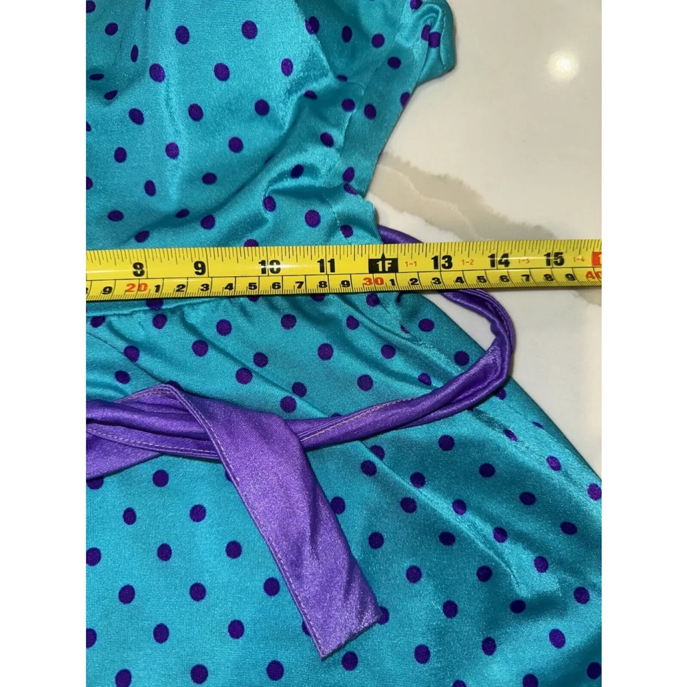 Vintage Some Body Mainstream bullet bra bathing suit union made Blue & Purple - Picture 5 of 12